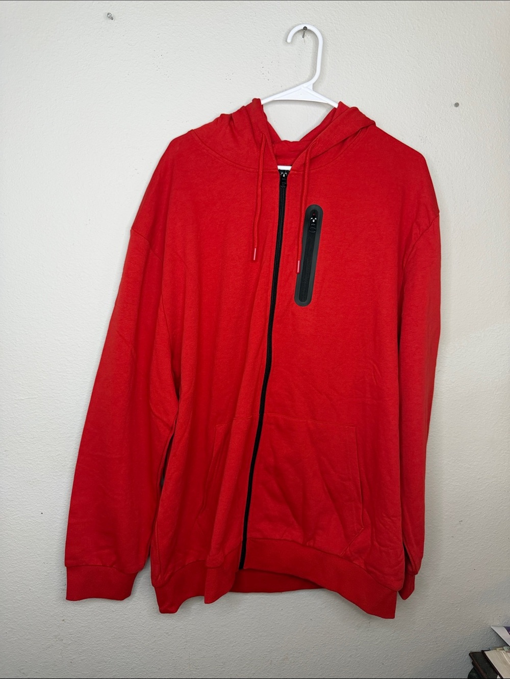 NWT Novam Urbem Red Full Zip Hoodie Jacket Men’s 2XL Streetwear Casual